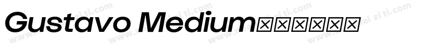 Gustavo Medium字体转换